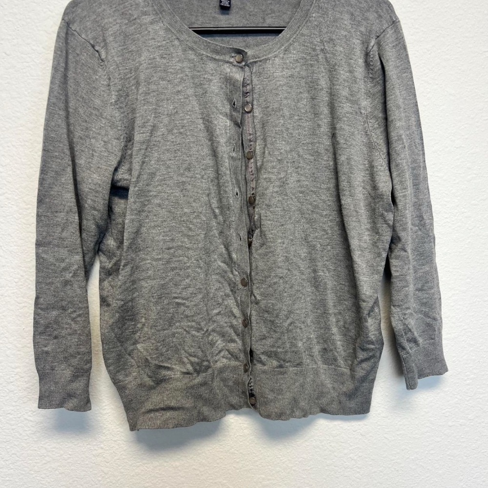 Cable & Gauge Heather Gray Women's Cardigan